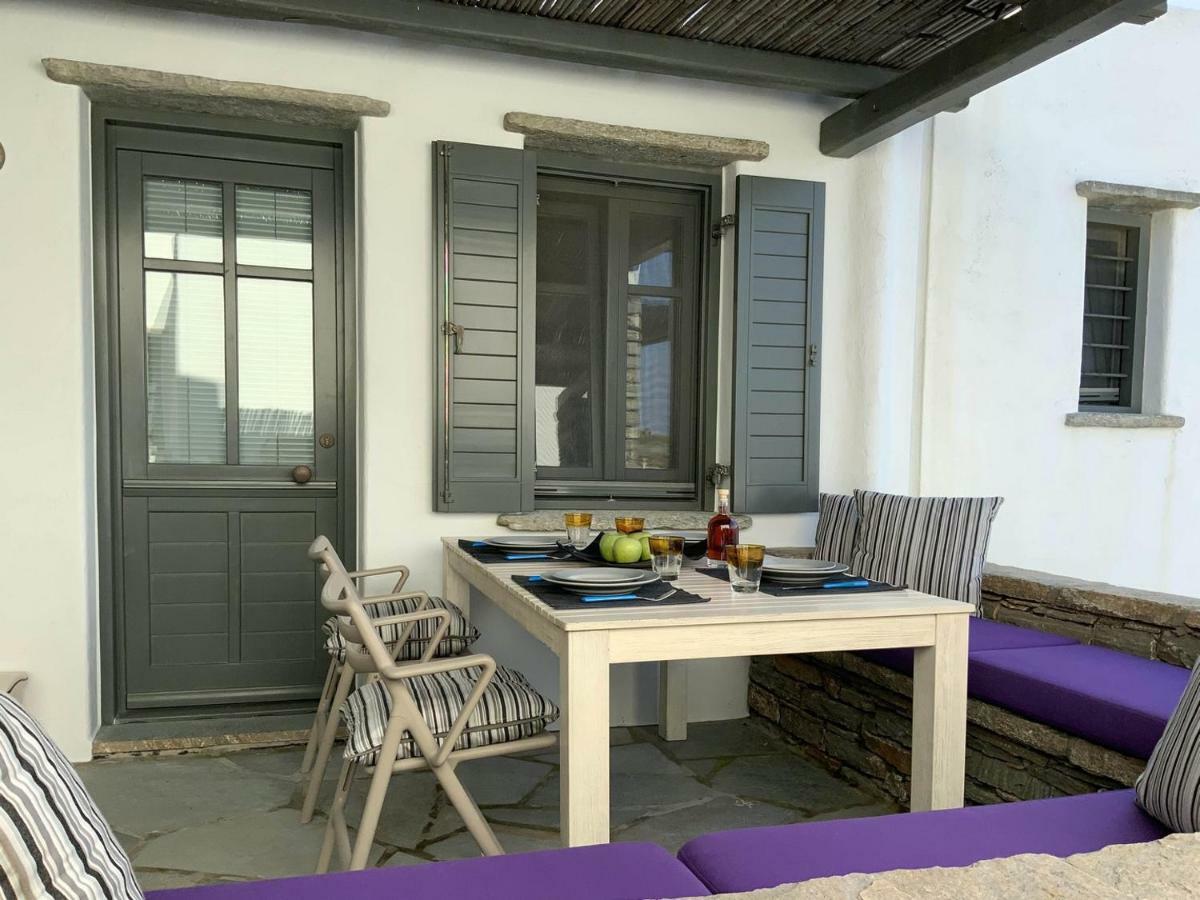 Aqua Blue, Only 100 Meters From The Beach Of Gialiskari Ioulis Bagian luar foto