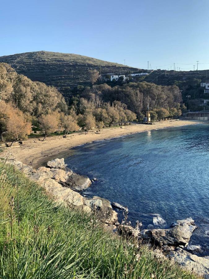 Aqua Blue, Only 100 Meters From The Beach Of Gialiskari Ioulis Bagian luar foto