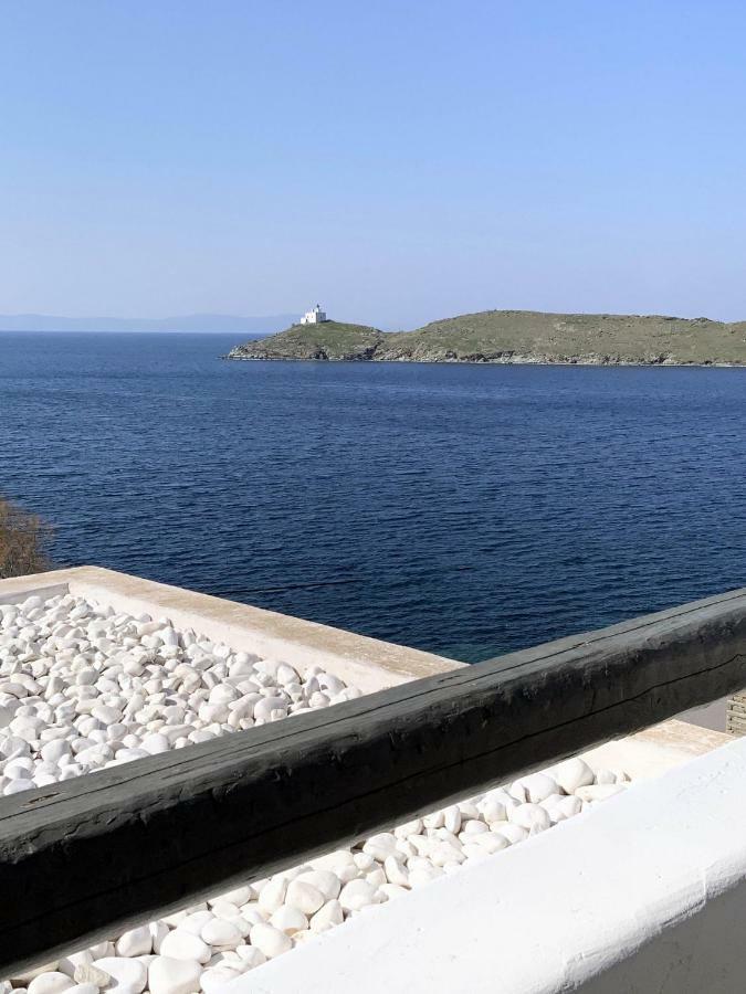 Aqua Blue, Only 100 Meters From The Beach Of Gialiskari Ioulis Bagian luar foto